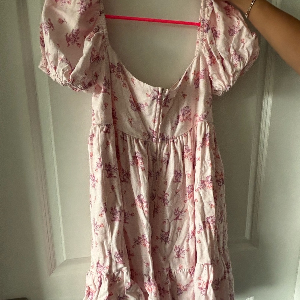 Altar'd State Pink Floral Dress